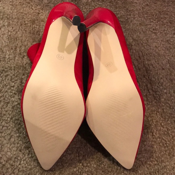 Rainbow Cat Suede Red Bootie Size 9 - Picture 6 of 6